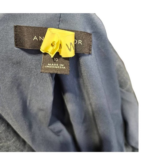 Ann Taylor Blue Midi Dress with Blazer - Picture 7 of 8